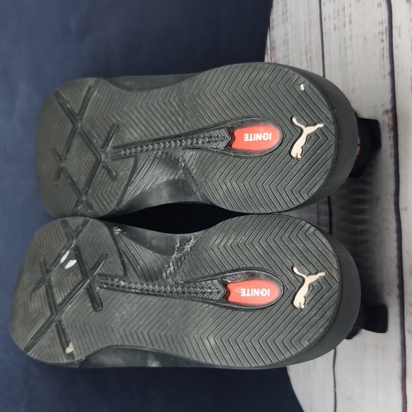 PUMA Phenom Black Pull On‎ Sneakers Women's Size 6 - Picture 6 of 8